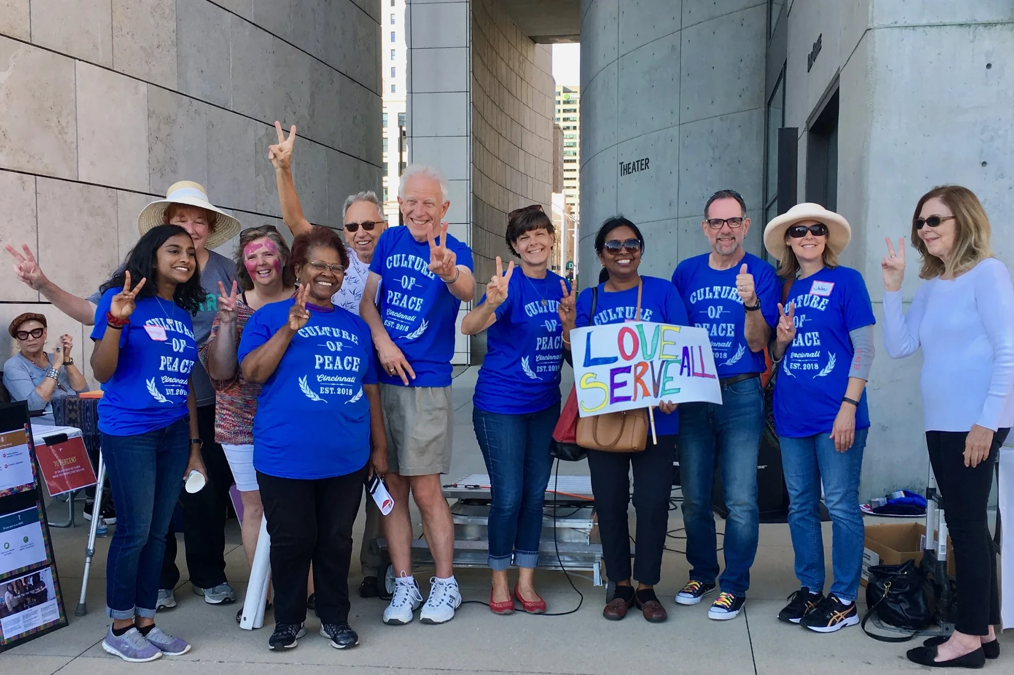 Celebrating Cincinnati’s official Mayor’s Proclamation to join International Cities of Peace on Sept. 30, 2018. The Peace Literacy Foundation is a member of the NonViolence Alliance of Greater Cincinnati.